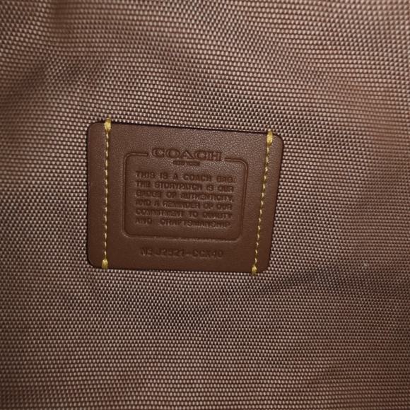 Coach Suede Satchel in Chestnut Brown - Picture 7 of 7